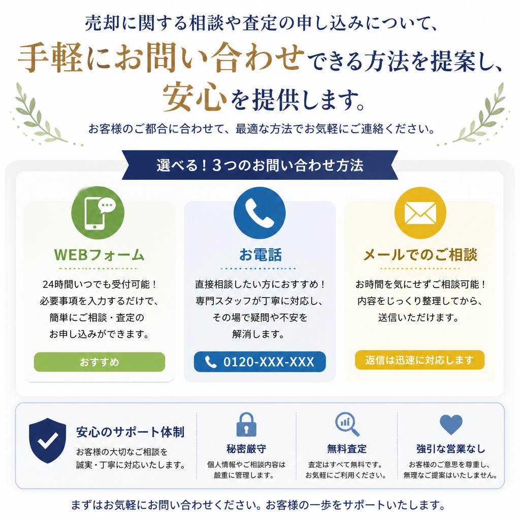 7. お問い合わせで不安を解消