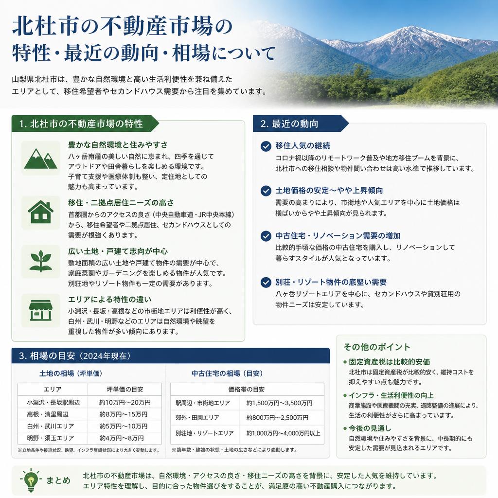 2. 北杜市の不動産市場