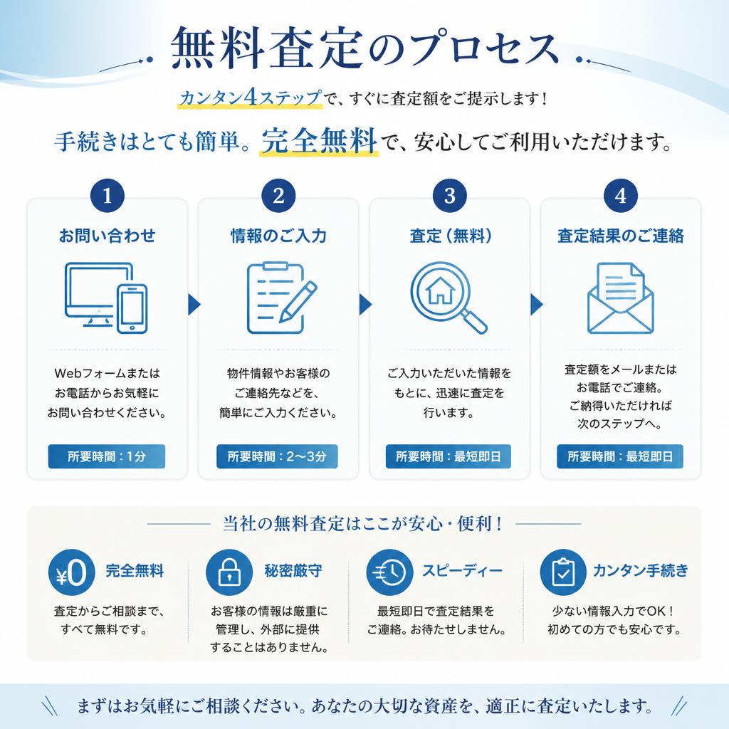 4. 無料査定の流れ