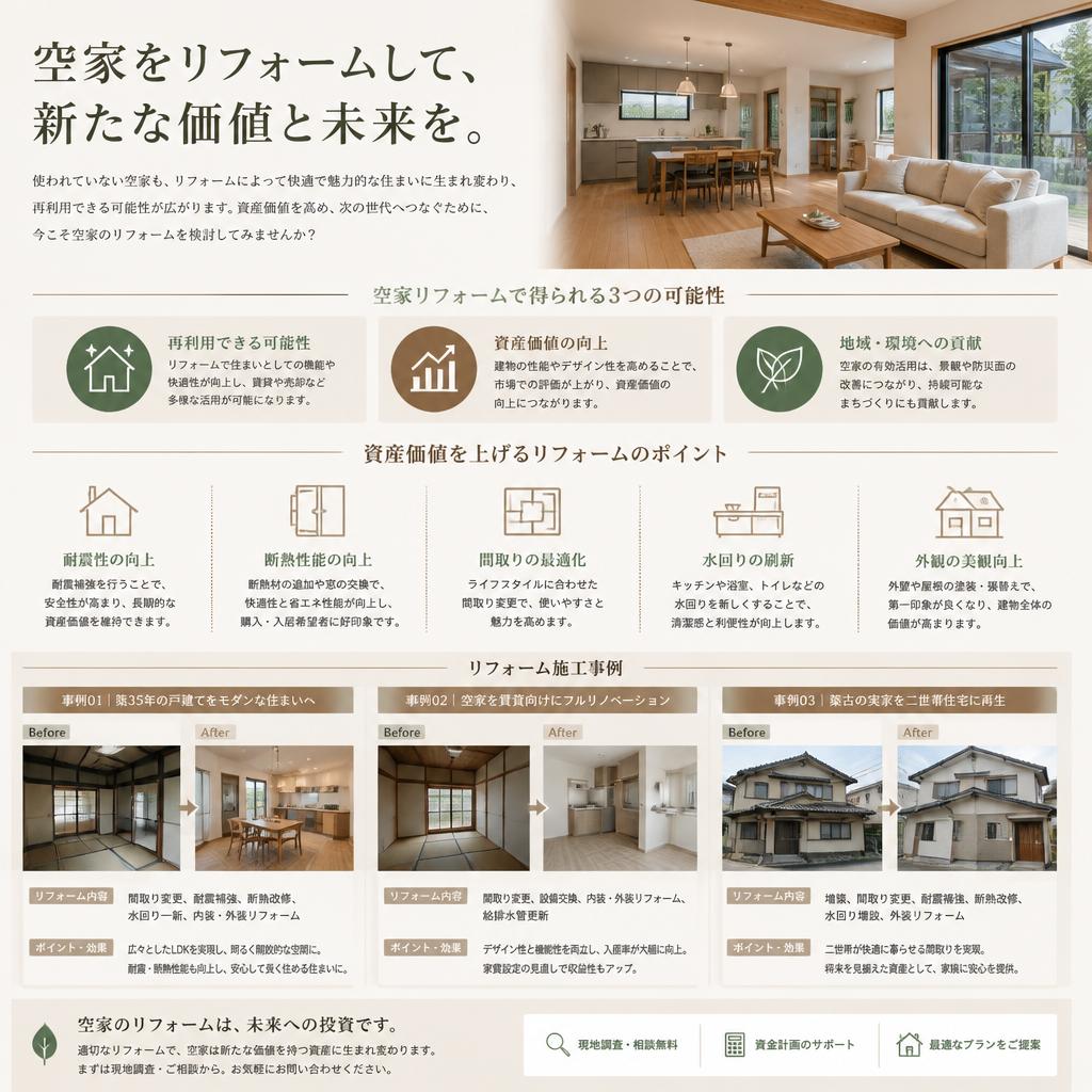リフォームのメリット