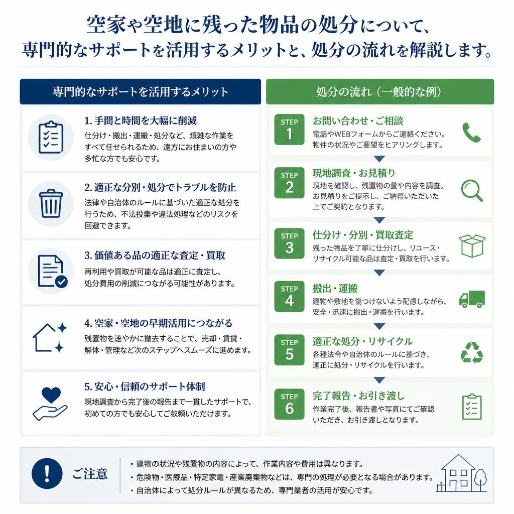 残置物の処分サービス