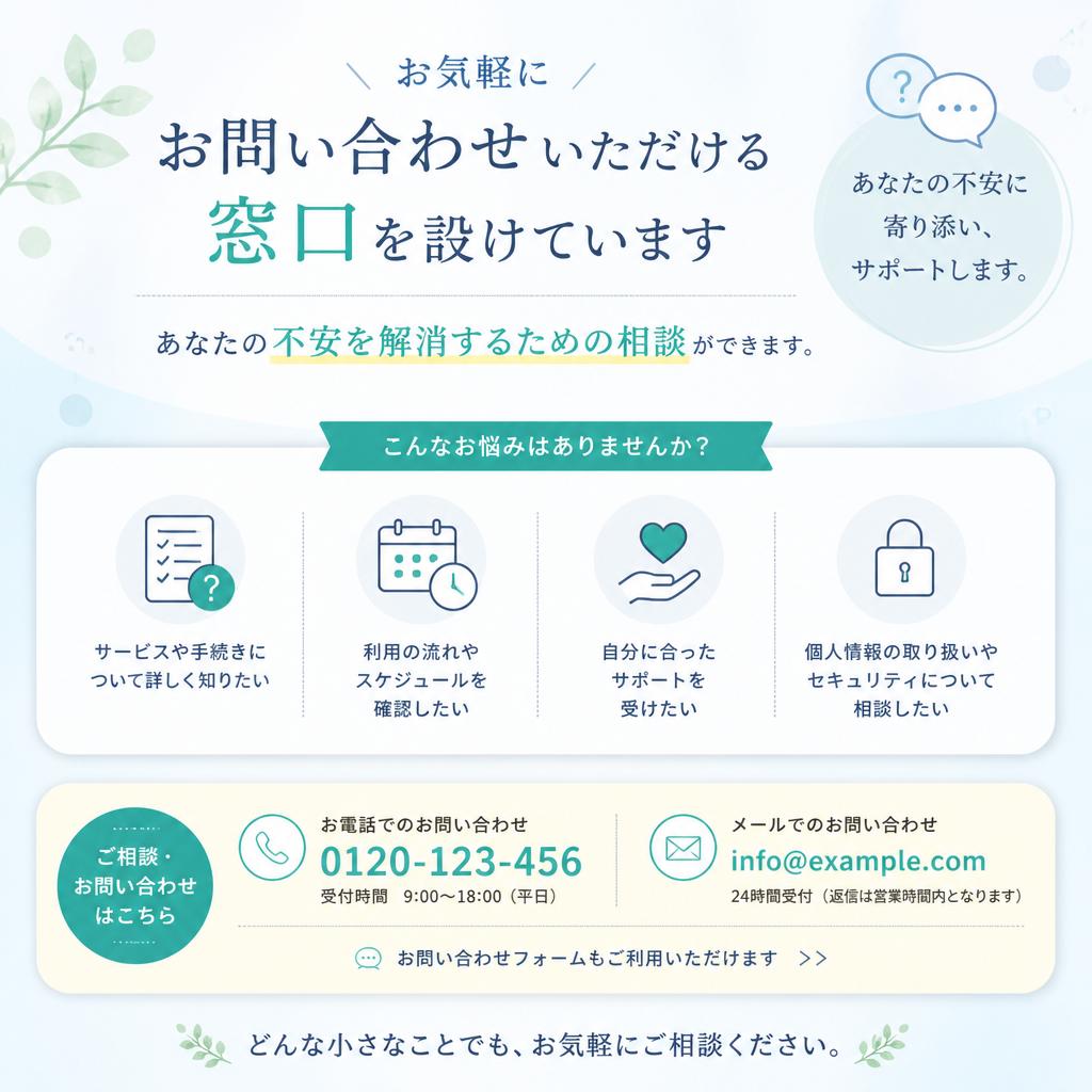 7. お問い合わせ・無料相談窓口