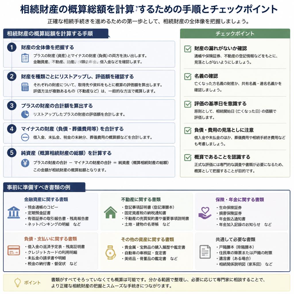 財産の概算総額を知る