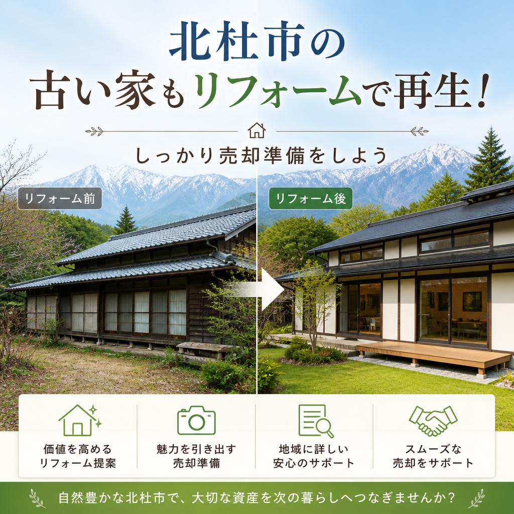 北杜市の古い家もリフォームで再生！しっかり売却準備をしよう